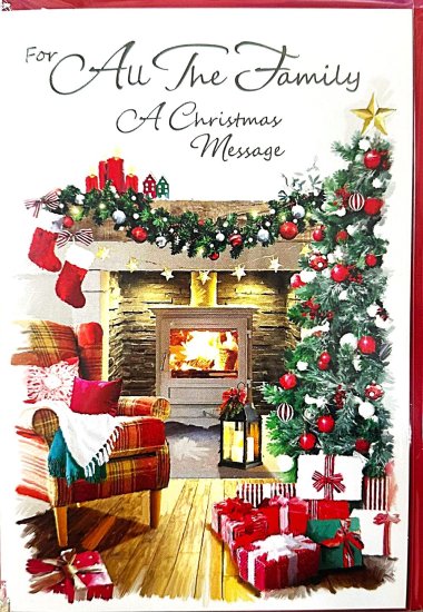 (image for) XMAS CARD TO ALL FAMILY - STD