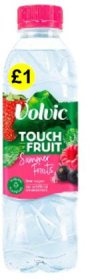 (image for) VOLVIC WATER SUMMER FRUIT £1 - 500ML