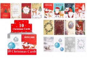 (image for) XMAS CARDS ASST - 10S