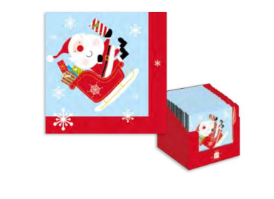 (image for) XMAS NAPKINS SNOWMAN - 20