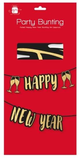 (image for) HAPPY NEW YEAR BUNTING - 3M 