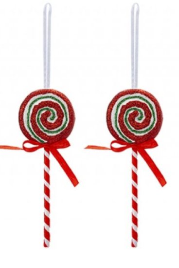 (image for) XMAS HAND MINI CANDY LOLLIPOPS - 2S