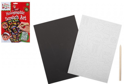(image for) XMAS ELF HOLO SCRATCH ART