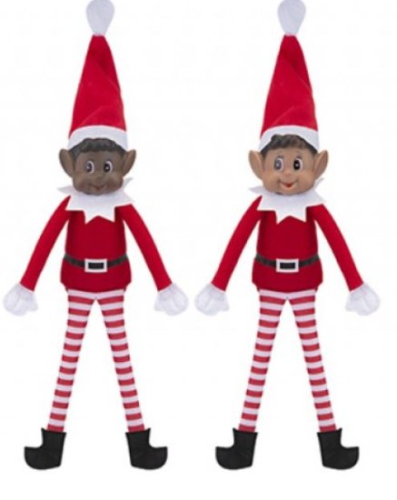 (image for) XMAS ELF BLK/ASIANBOYW/HAT - 12\"