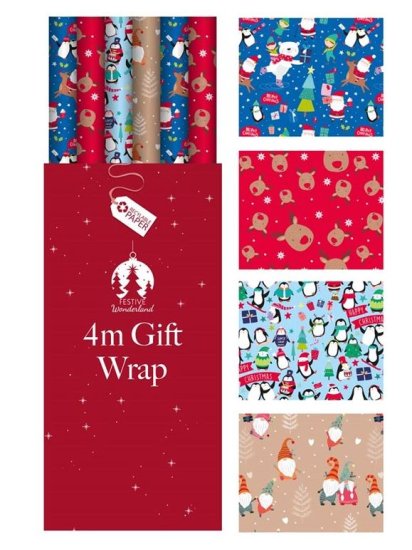 (image for) XMAS GIFT WRAP KIDS - 4M