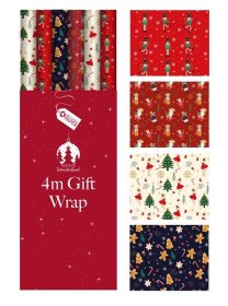 (image for) XMAS GIFT WRAP NUTCRACKER - 4M