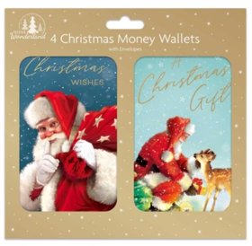 (image for) XMAS MONEY WALLETS+ENVEL TRAD - 4S