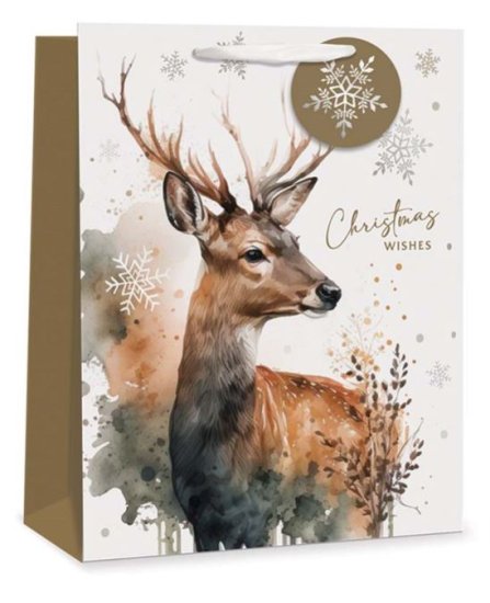 (image for) XMAS GIFT BAG REINDEER - LARGE