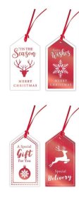 (image for) XMAS GIFT TAGS SCANDI DESIGN - 16S