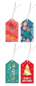 (image for) XMAS GIFT TAGS CONTEM DESIGN - 16S