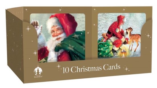 (image for) XMAS CARD SANTA SQUARE - 10S