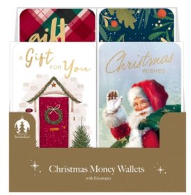 (image for) XMAS MONEY WALLETS+ENVELOPES - STD