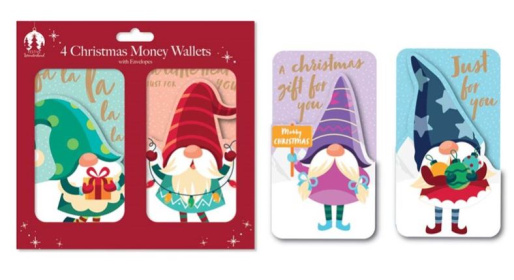 (image for) XMAS MONEY WALLETS+ENVEL CUTE