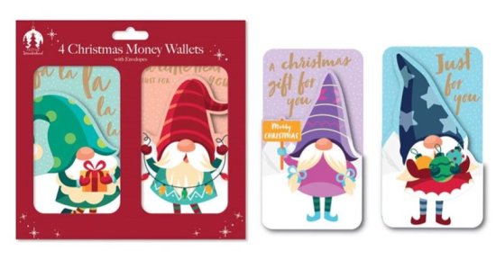 (image for) XMAS MONEY WALLETS+ENVEL CUTE - 4S