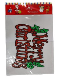 (image for) JL XMAS GEL STICKER - STD