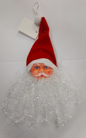 (image for) JL XMAS SANTA FACE HANGING - STD 