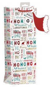 (image for) XMAS GIFT BOTTLE BAG MERY CHR - BOTTLE 