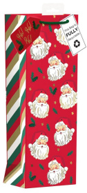 (image for) XMAS GIFT BOTTLE BAG SANTA - BOTTLE 