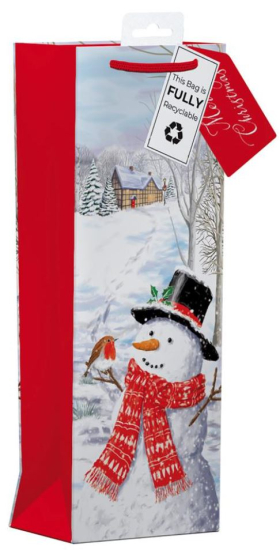 (image for) XMAS GIFT BOTTLE BAG POSTBOX - BOTTLE 