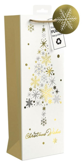 (image for) XMAS GIFT BOTTLE BAG CHRIS WIS - BOTTLE 