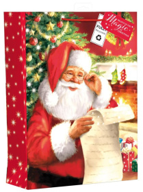 (image for) XMAS GIFT BAG TRADITION SANTA - XLARGE 