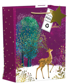 (image for) XMAS GIFT BAG WINTER WISHES - MEDIUM 