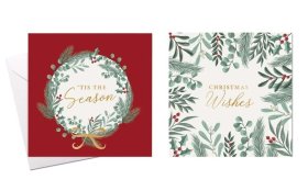XMAS CARD SQ CHRISTMAS WISHES - 10S (image for) XMAS CARD SQ CHRISTMAS WISHES - 10S