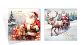 XMAS CARD SQ WINTER WISHES - 10S (image for) XMAS CARD SQ WINTER WISHES - 10S