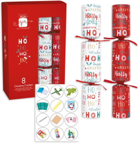 (image for) XMAS CRACKER HOHOHO TEXT 8S - 12" 