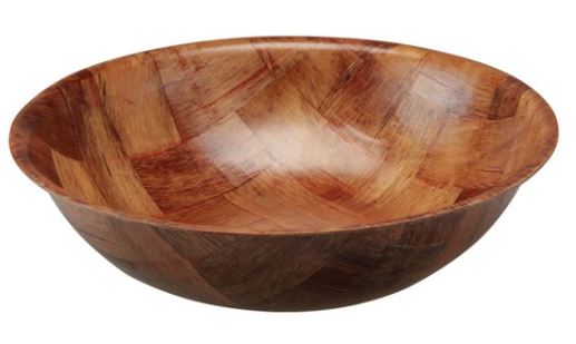 (image for) APOLLO WOVEN WOOD BOWL - 25CM