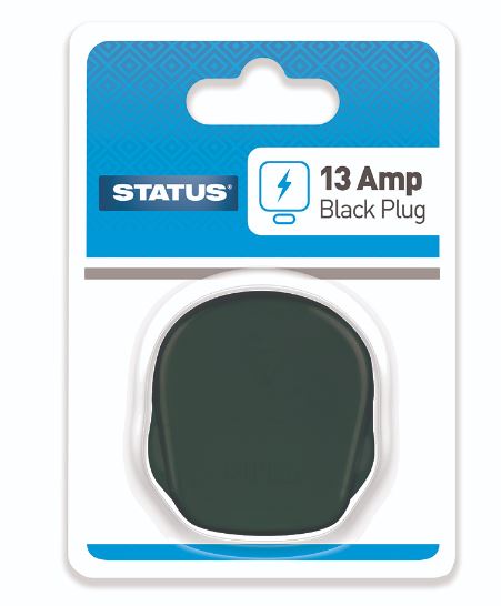 (image for) STA PLUG SINGLE ADAPTOR BLACK - 13AMP