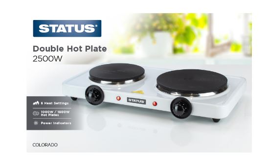 (image for) STA COLORADO DOUBLE HOTPLATE - 2500W