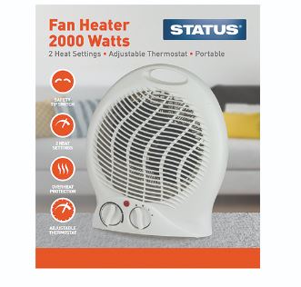 (image for) STA UPRIGHT FAN HEATER - 2KW