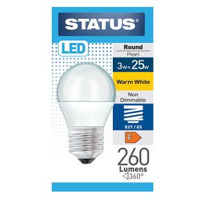 (image for) STA LED ES CAN ROU/PEAR WW N/D - 3W=25W