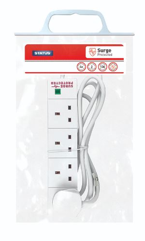 (image for) STA 4 WAY EXTENSION SURGE PROT - 2M