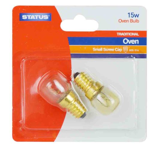 (image for) STA OVEN BULB SES E14 15W 2S - 15W