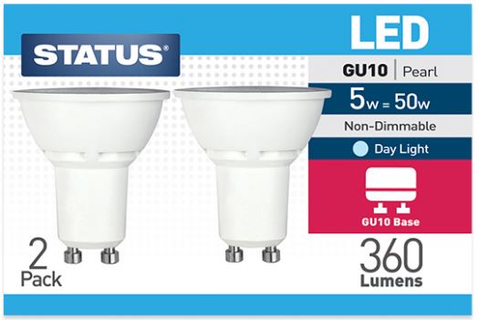 (image for) STA LED PEA/DAY/LIG 5W/50W BOX - GU10/2