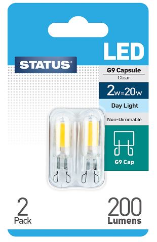 (image for) STA LED CAPSULE G9 D/L 2=20W2S - 20W