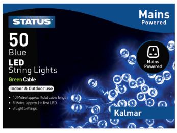 (image for) STA XMAS LED BLUE POWER IN/OU - 50LED