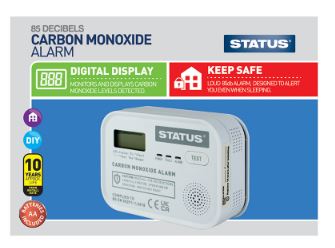 (image for) STA CARBON MONOXIDE ALARM - STD