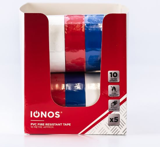 (image for) STA IONOS PVC FIRE/R TAPE ASST - 10M