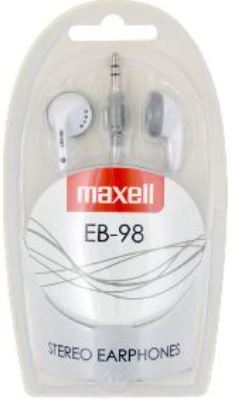 (image for) MAXELL STEREO EARPHONES -WHITE - STD