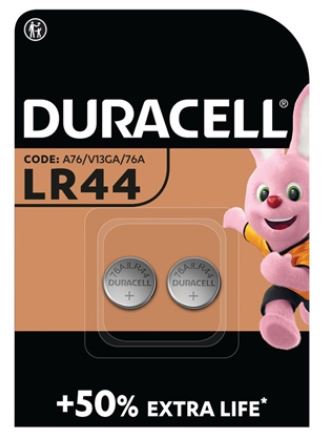 (image for) DURACELL LR44 ALKALINE 1.5V - 2S