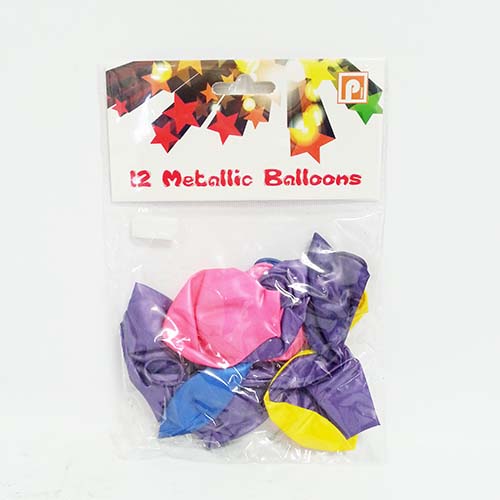 (image for) METALLIC BALLOONS ASSTD - 10S