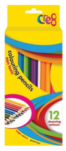 (image for) CR8 COLOURING PENCILS - 12S