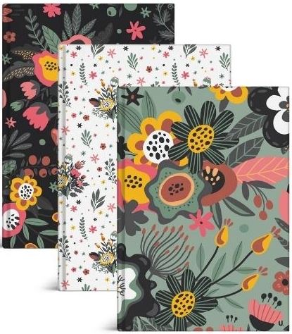 (image for) U WRITE NOTEBOOK FLORAL HARDBA - A5