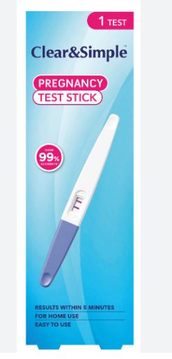 (image for) CLEAR&SIMPLE PREGNANCY TESTSTI - 1S