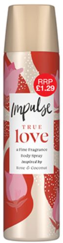 (image for) IMPULSE B/SPRAY TRUELOVE P1.29 - 75ML