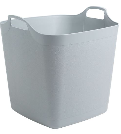 (image for) WHAM FLEXI TUB SQUARE COOLGREY - 40L