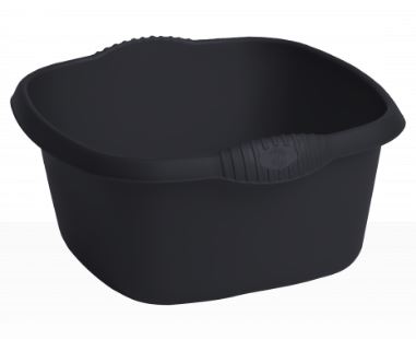 (image for) WHAM SQUARE BOWL M/NIGHT BLACK - 32CM